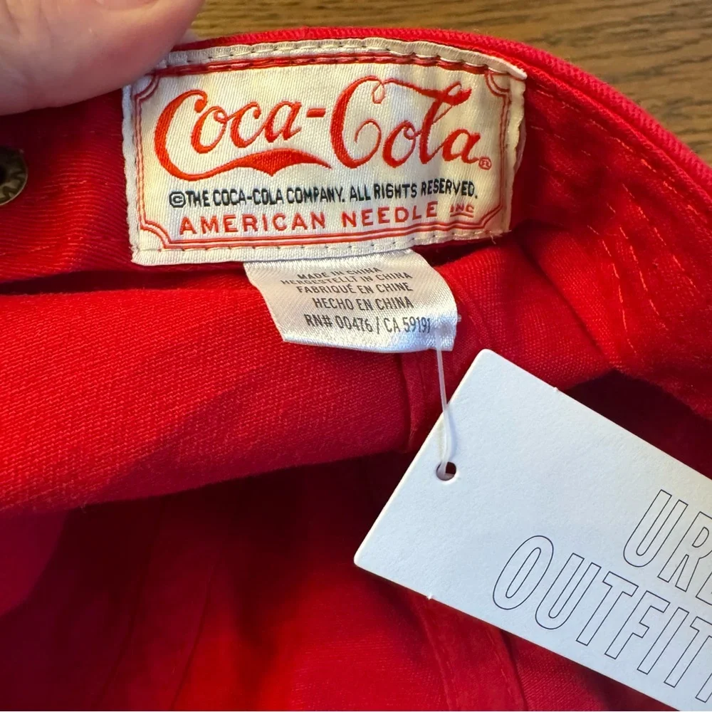 Coca-Cola Red Cap‎ with White Tag Urban Outfitters New